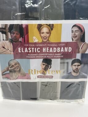 Elastic Headbands For Yoga/Running/Workout/Sport Multi Color 8 Pack